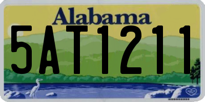 AL license plate 5AT1211