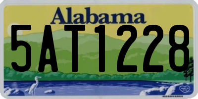 AL license plate 5AT1228