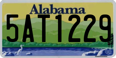 AL license plate 5AT1229