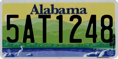 AL license plate 5AT1248