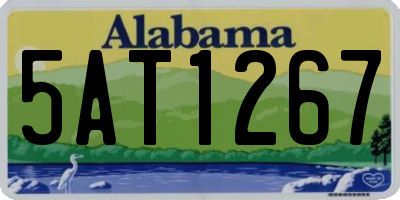 AL license plate 5AT1267