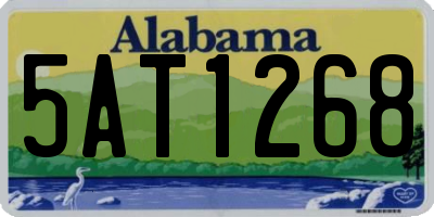 AL license plate 5AT1268