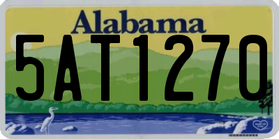 AL license plate 5AT1270