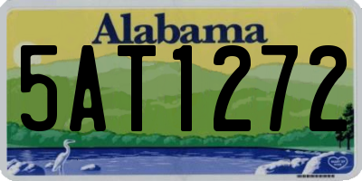 AL license plate 5AT1272