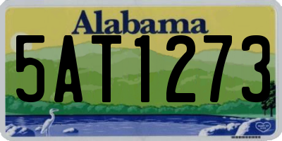 AL license plate 5AT1273