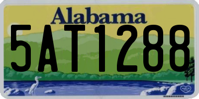 AL license plate 5AT1288