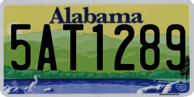 AL license plate 5AT1289