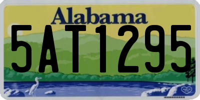 AL license plate 5AT1295