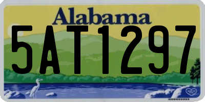 AL license plate 5AT1297