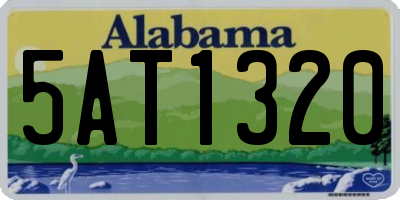 AL license plate 5AT1320