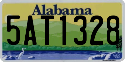 AL license plate 5AT1328