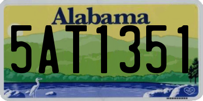 AL license plate 5AT1351