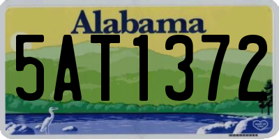 AL license plate 5AT1372