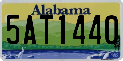 AL license plate 5AT1440