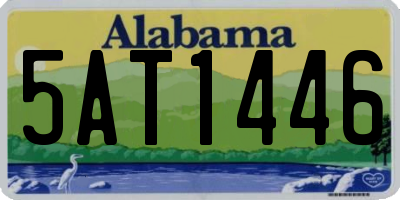AL license plate 5AT1446