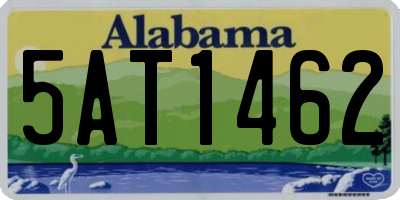 AL license plate 5AT1462