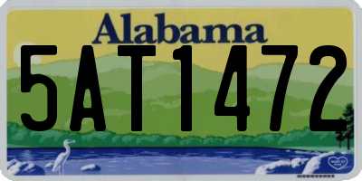 AL license plate 5AT1472