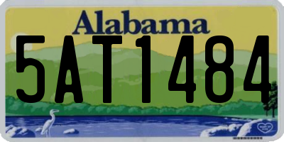 AL license plate 5AT1484