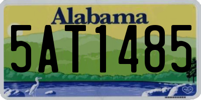 AL license plate 5AT1485