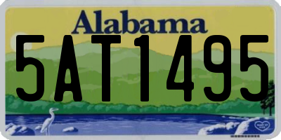 AL license plate 5AT1495