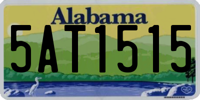 AL license plate 5AT1515