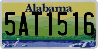AL license plate 5AT1516