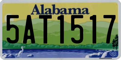 AL license plate 5AT1517