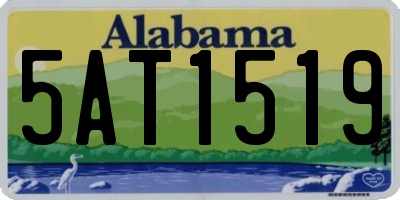 AL license plate 5AT1519