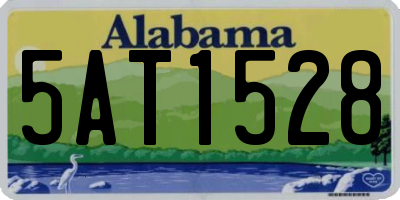AL license plate 5AT1528