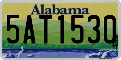 AL license plate 5AT1530