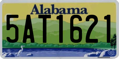 AL license plate 5AT1621