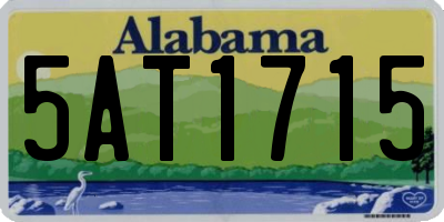 AL license plate 5AT1715