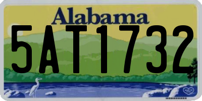 AL license plate 5AT1732