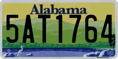 AL license plate 5AT1764