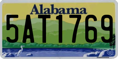 AL license plate 5AT1769