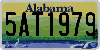 AL license plate 5AT1979