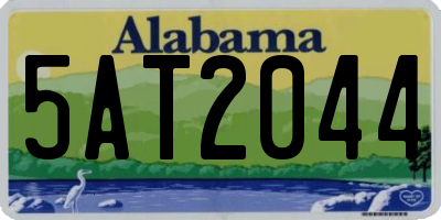 AL license plate 5AT2044