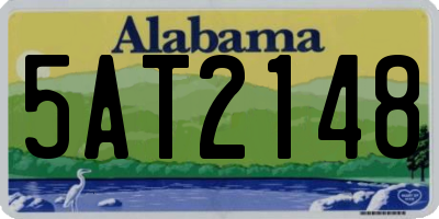 AL license plate 5AT2148