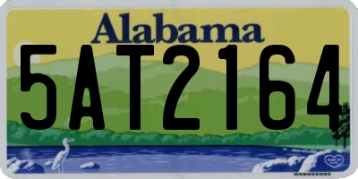 AL license plate 5AT2164