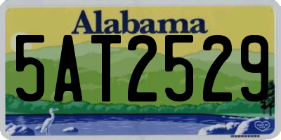 AL license plate 5AT2529