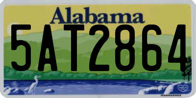 AL license plate 5AT2864