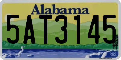 AL license plate 5AT3145