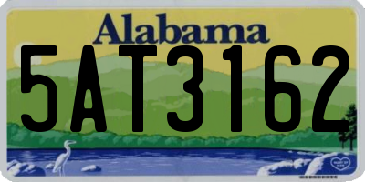 AL license plate 5AT3162