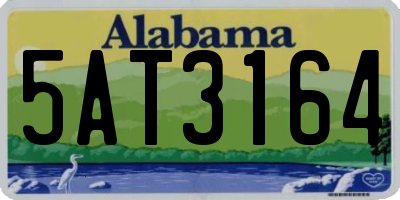 AL license plate 5AT3164