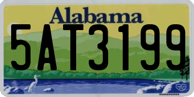 AL license plate 5AT3199