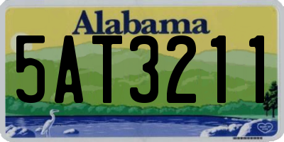 AL license plate 5AT3211