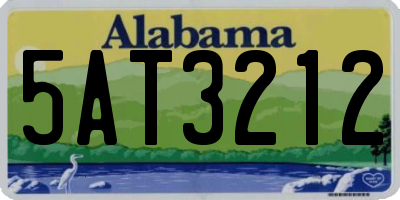 AL license plate 5AT3212