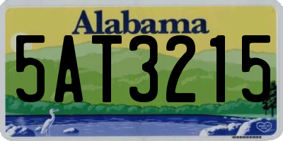 AL license plate 5AT3215