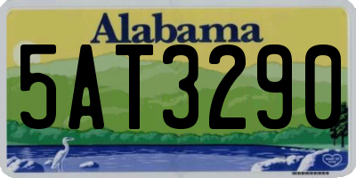 AL license plate 5AT3290