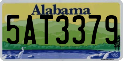 AL license plate 5AT3379